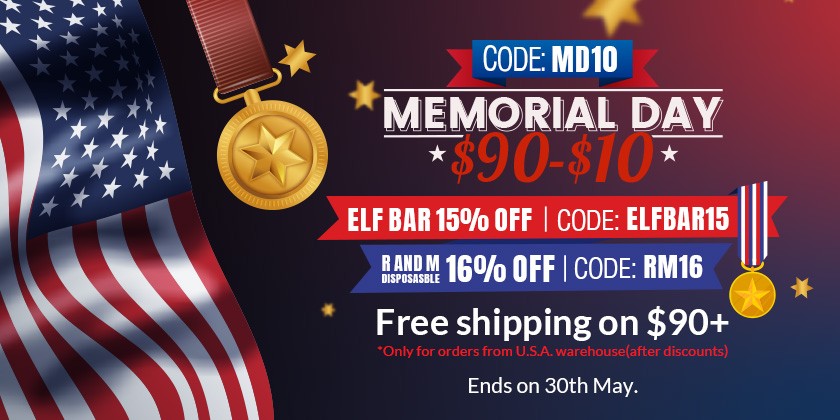 2023 Memorial Day Vape Sale