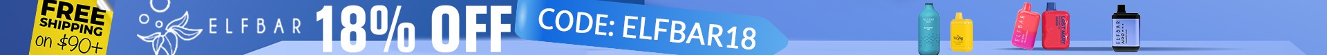 2023 Elf Bar 18% Off