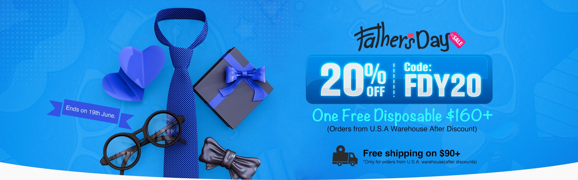 Only Pay 20% off Sitewide for Father's Day Sale 3 Sitewide