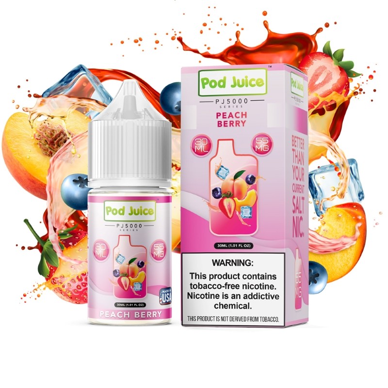 pod juice pj5000 peach berry hot sale