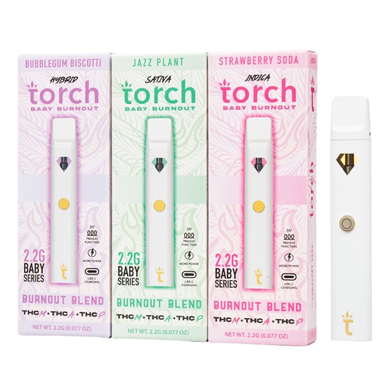 Torch Baby Burnout Blend Disposable Vape Kit 2.2g in usa