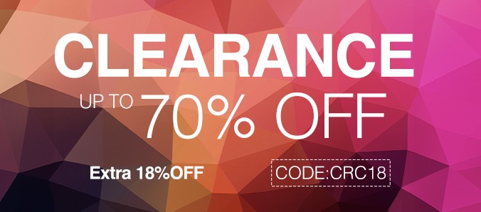 clearance up to 70% off