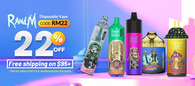 R and M Disposable Vape 22% Off