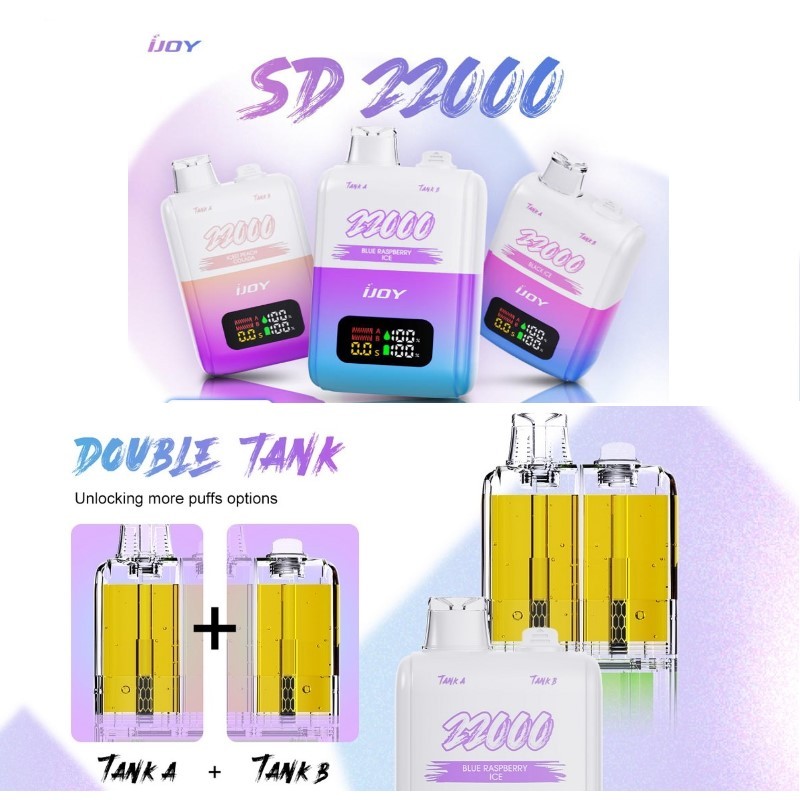 iJOY SD22000 Double Tank for sale