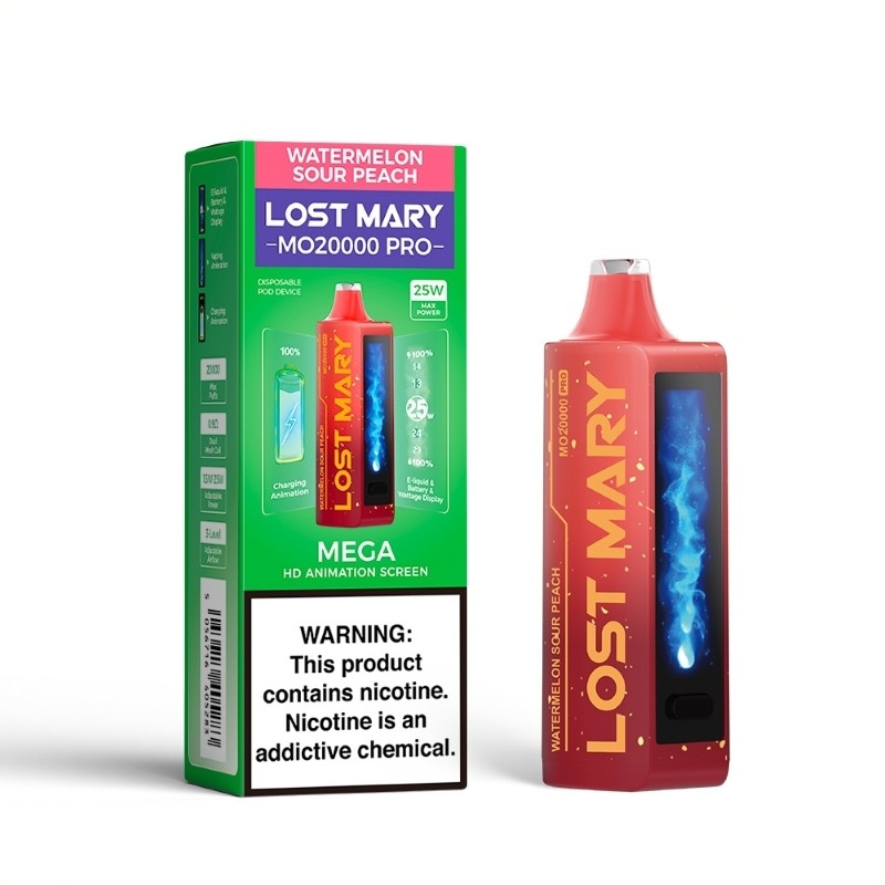 watermelon sour peach lost mary mo20000 Pro flavors