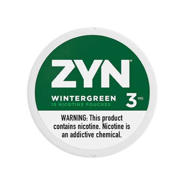 wintergreen zyn nicotine pouches for sale