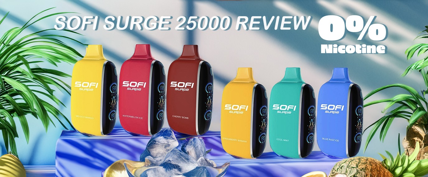 sofi surge zero nicotine vape flavors