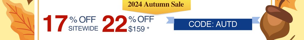 2024 Autumn Sale up to 22% off