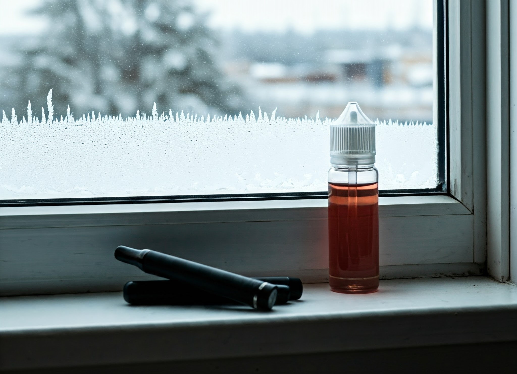 can vape juice freeze in winter