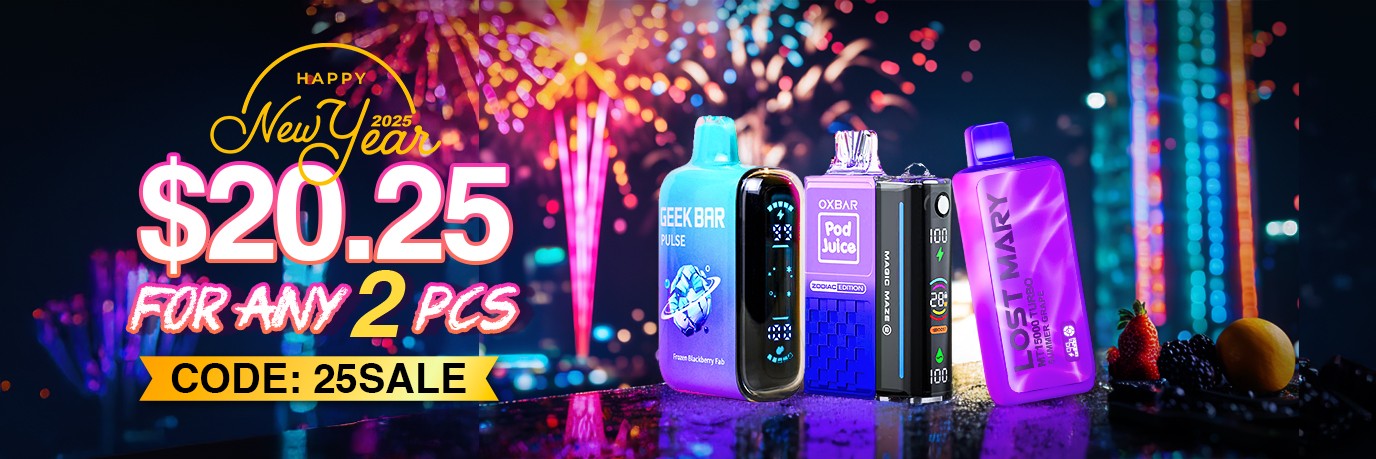 2025 new year vape sale