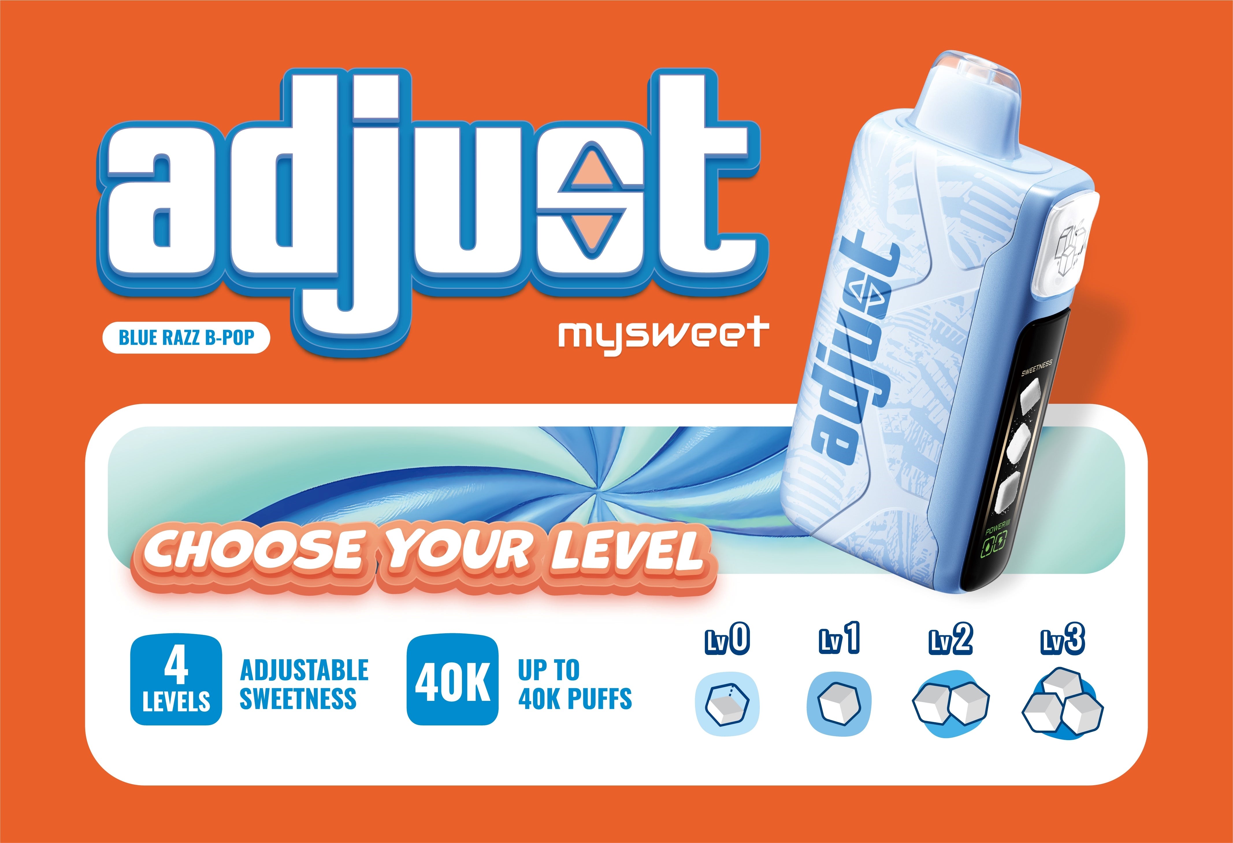 adjust mysweet 40k - adjust sugar/sweet level