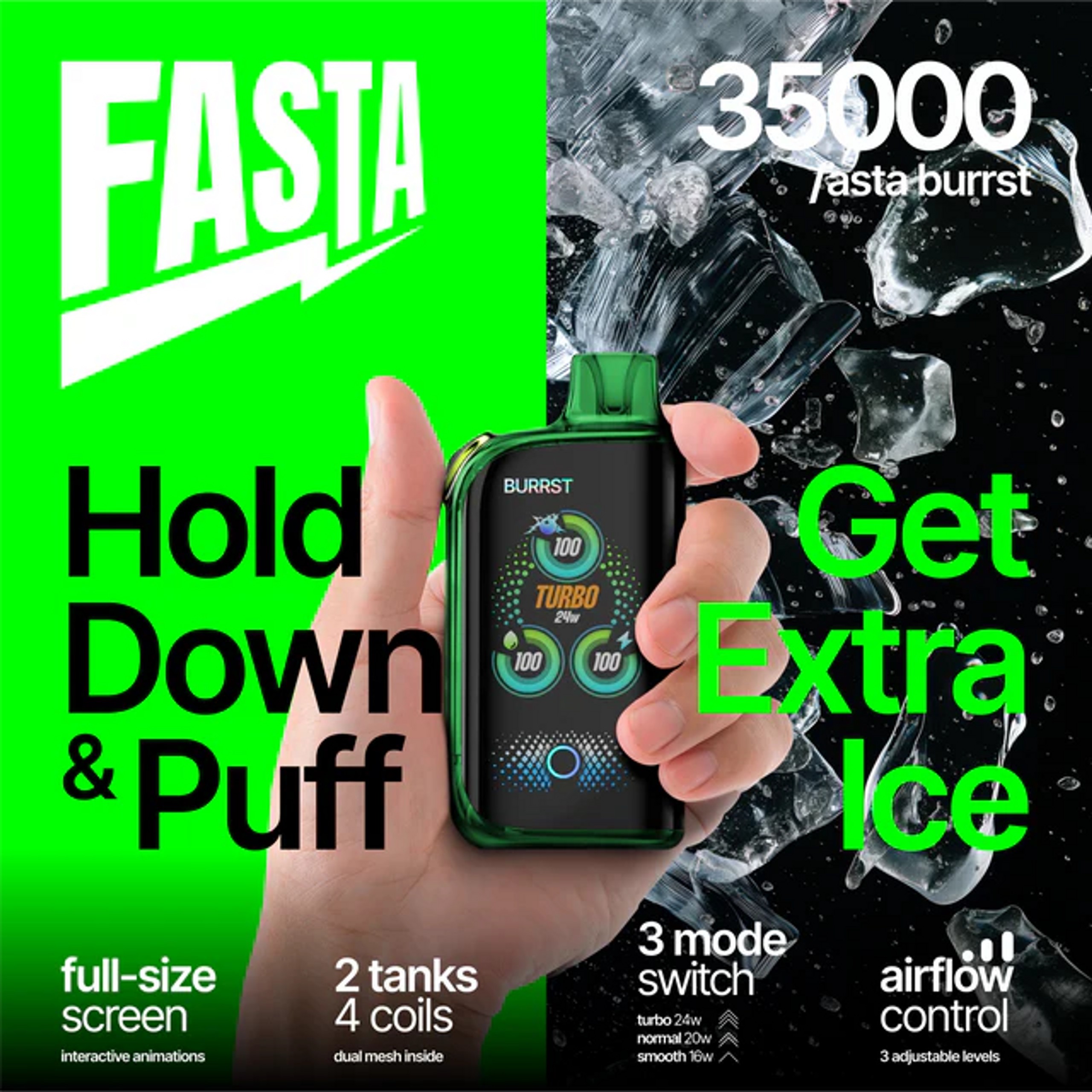 fasta burrst 35000 specifications