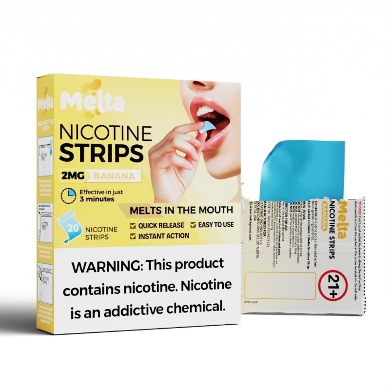 banana melta nicotine strip for sale