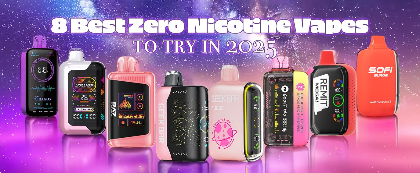 top 8 zero nicotine vape collections