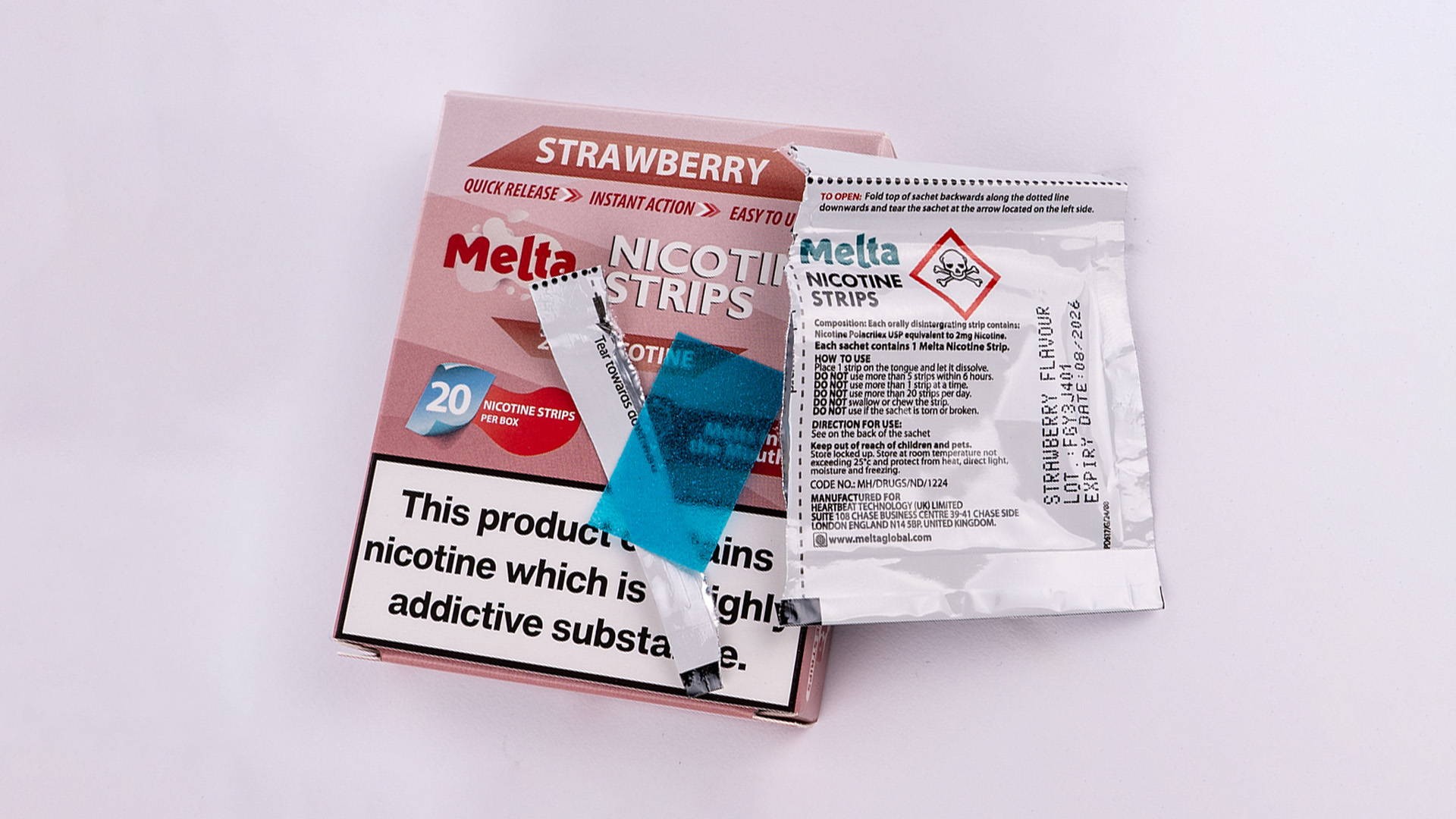 melta nicotine strips hot sale