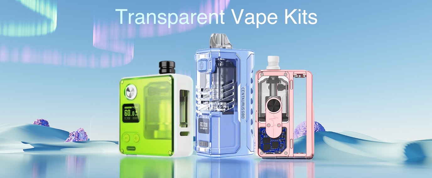 buy transparent vape kits