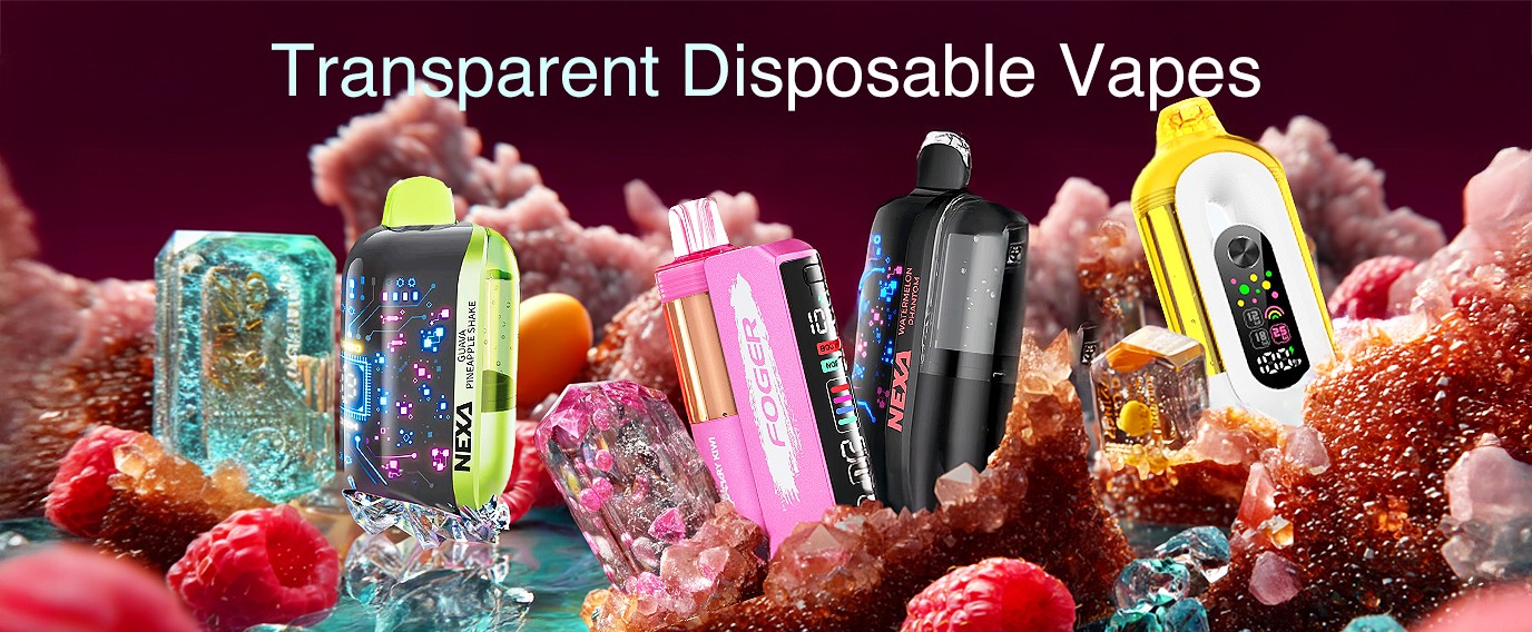 transparent disposable vapes for sale