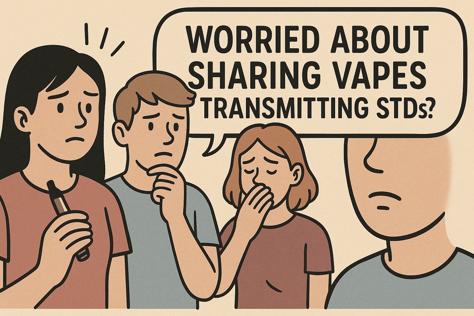 can you get an std from sharing a vape