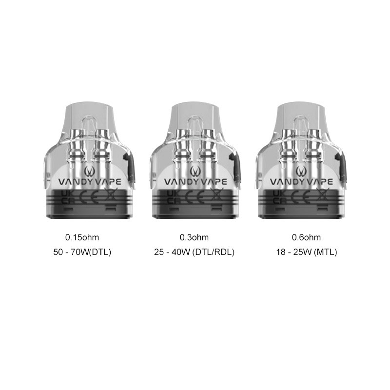 Vandy Vape Gemini Replacement Pod Cartridge (2pcs/pack)