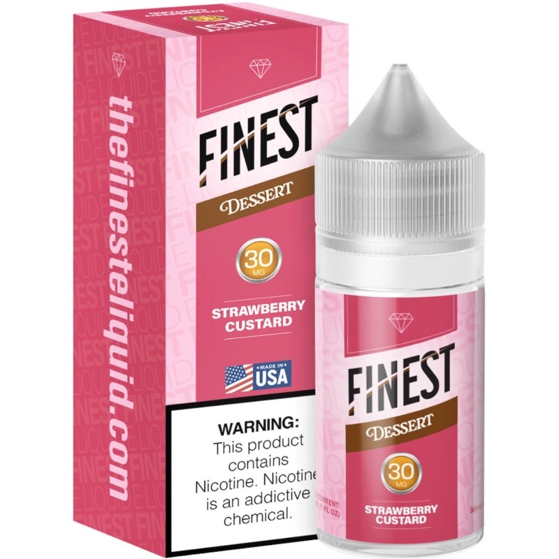 Finest Dessert Edition Strawberry Custard Nicotine Salt E-juice 30ml