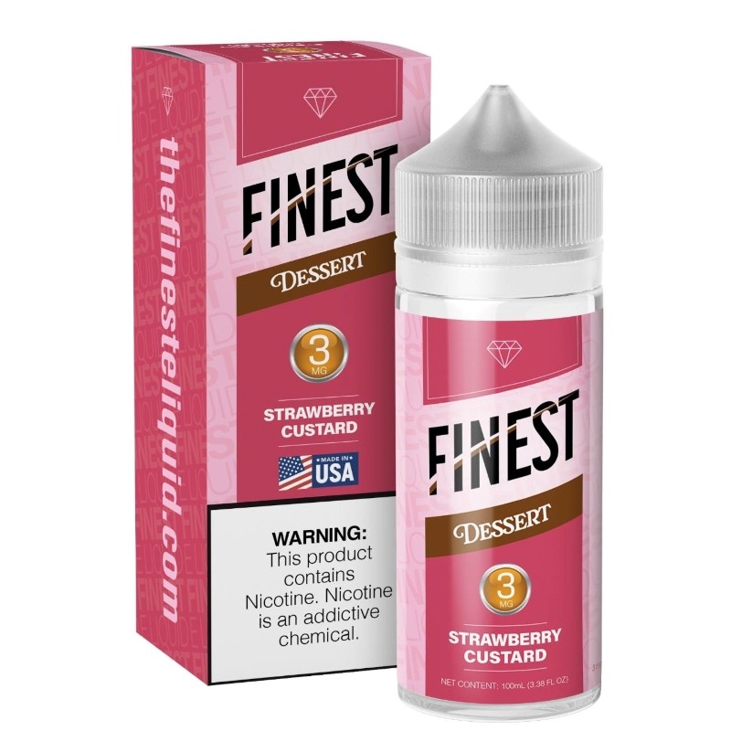 Finest Dessert Edition Strawberry Custard E-juice 100ml