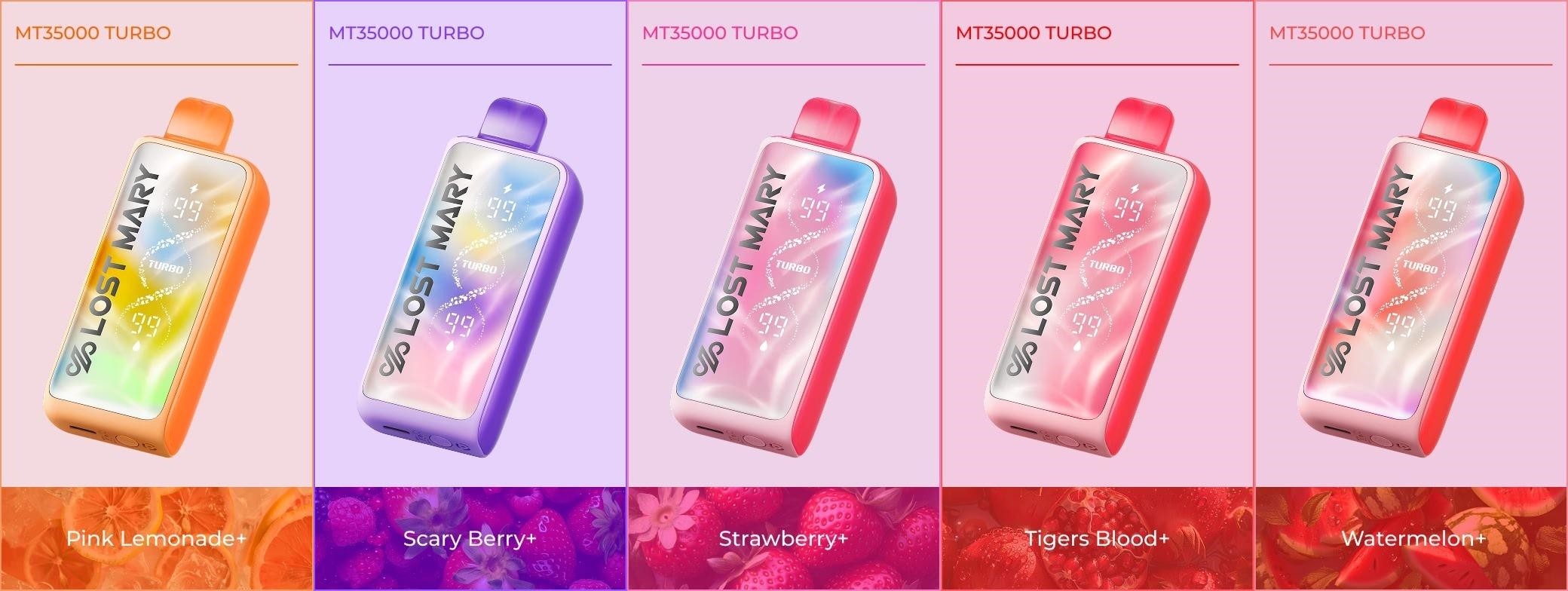 new lost mary turbo flavors