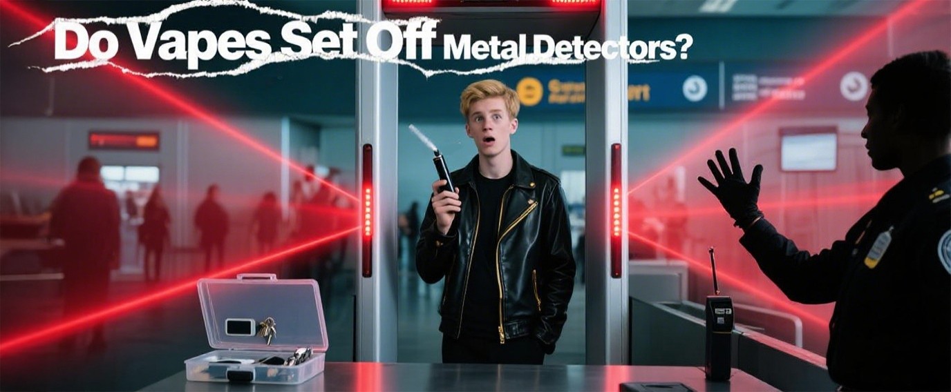 do disposable vapes set off metal detectors