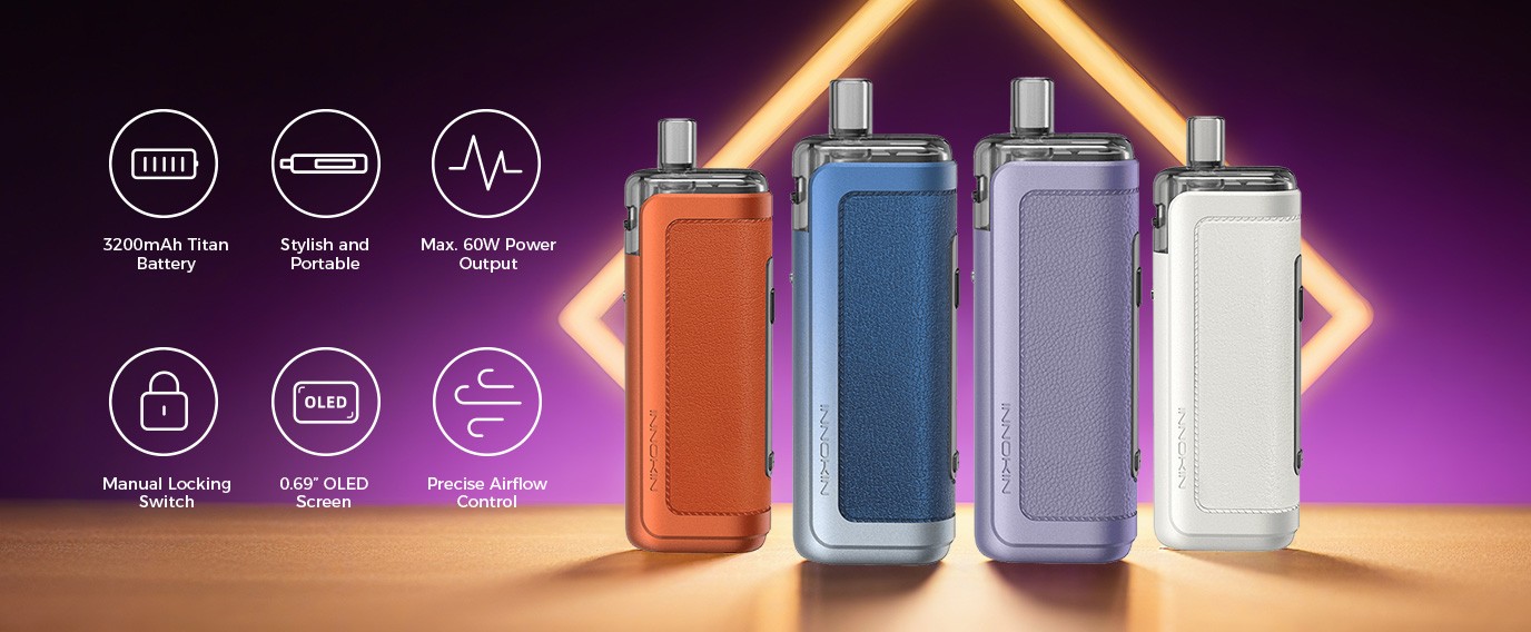 innokin coolfire p60 leather vape kit for sale
