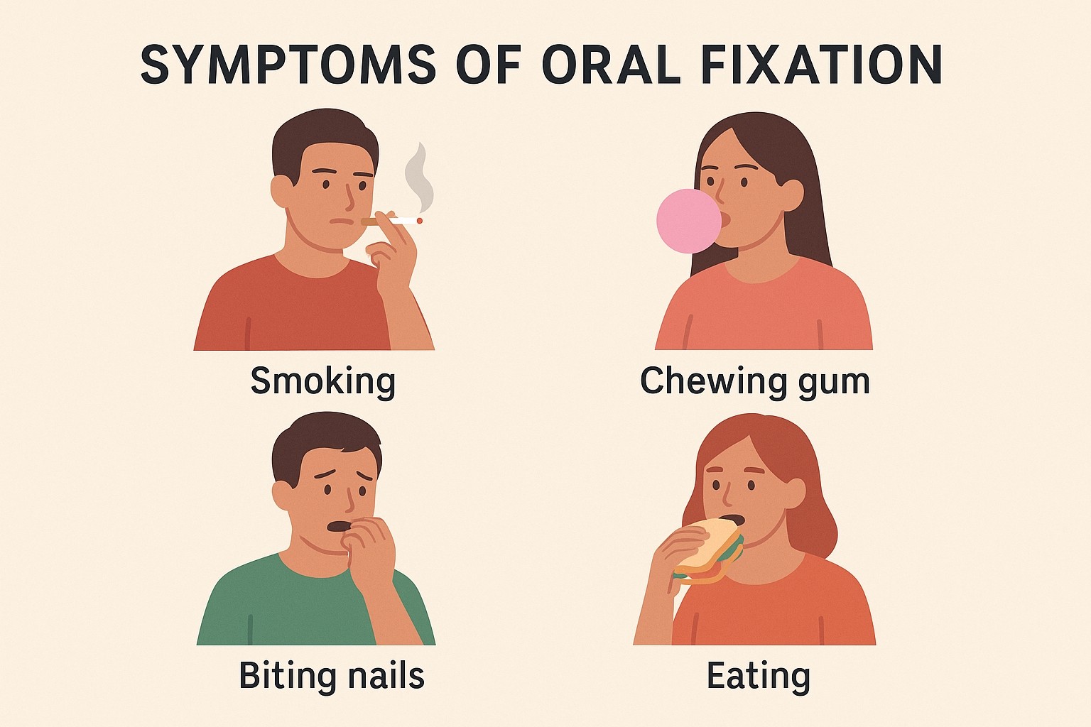 symptoms of oral fixation