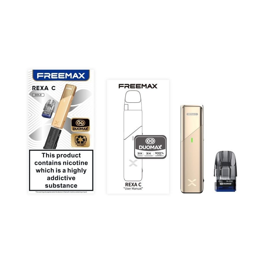 Freemax Rexa C Pod System Kit 1000mAh 28W