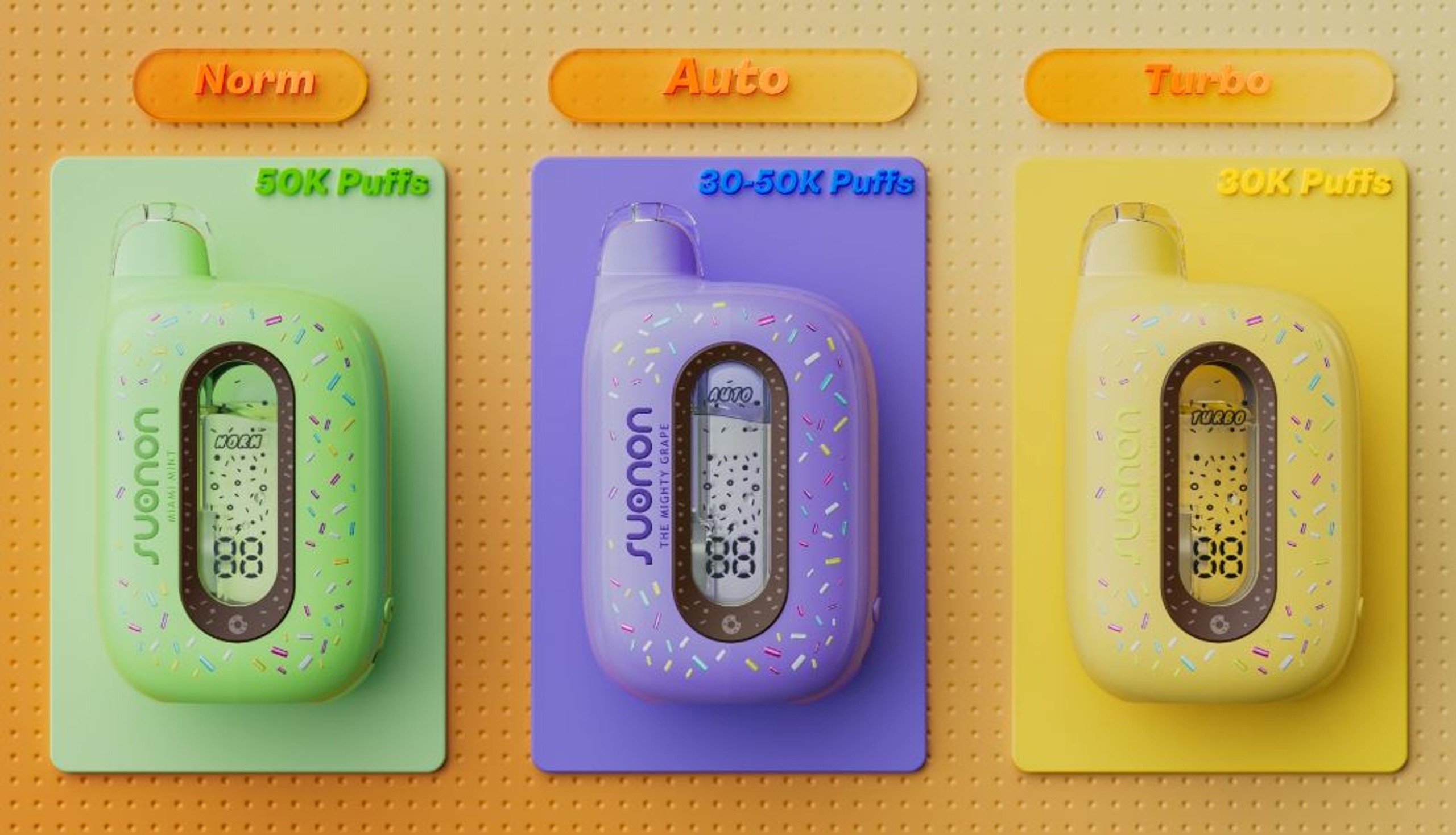suonon donete vaping modes