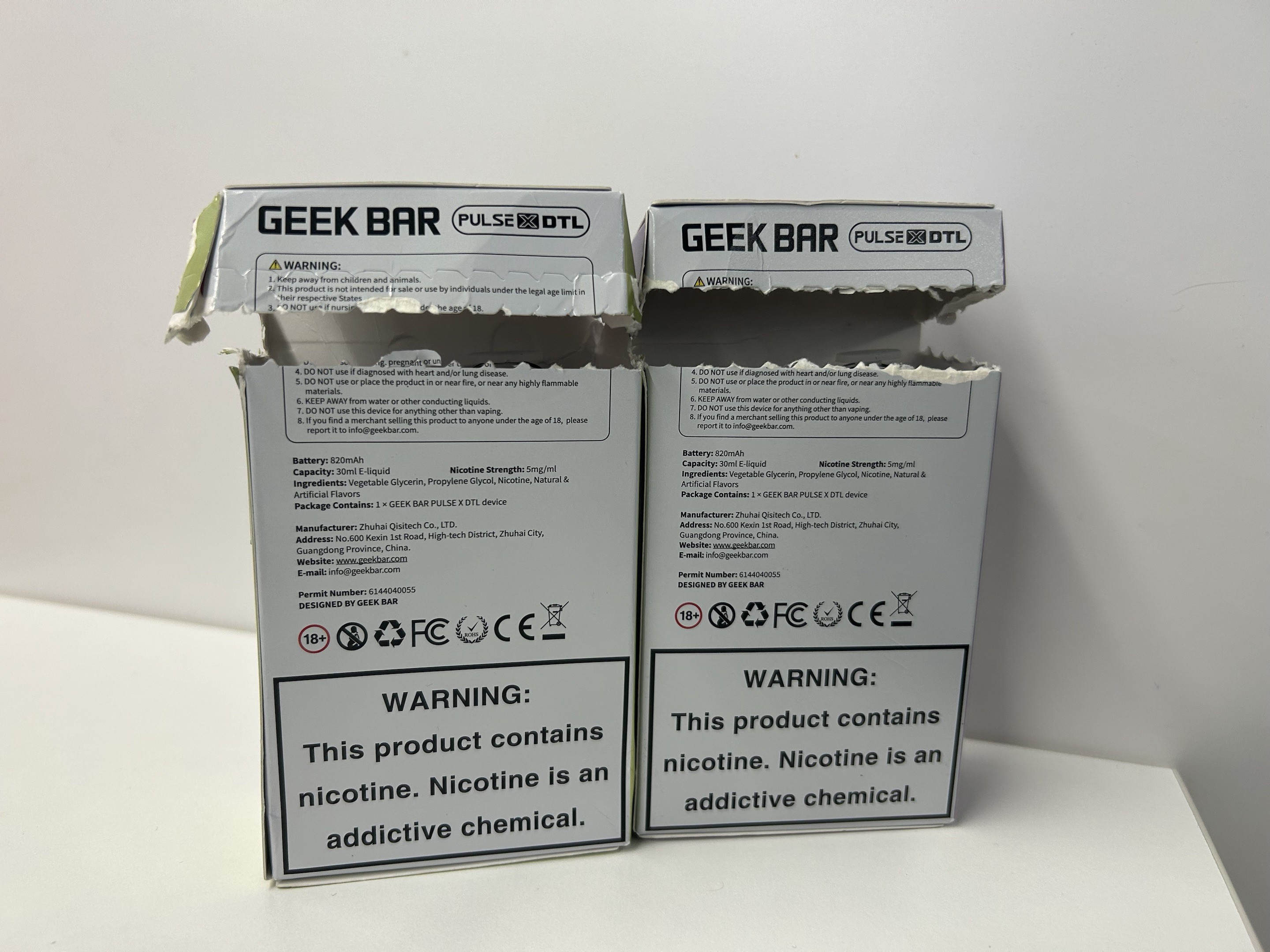 geek bar pulse x dtl 25k specifications