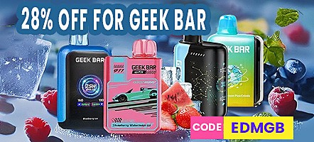 Geek Bar 28% Off