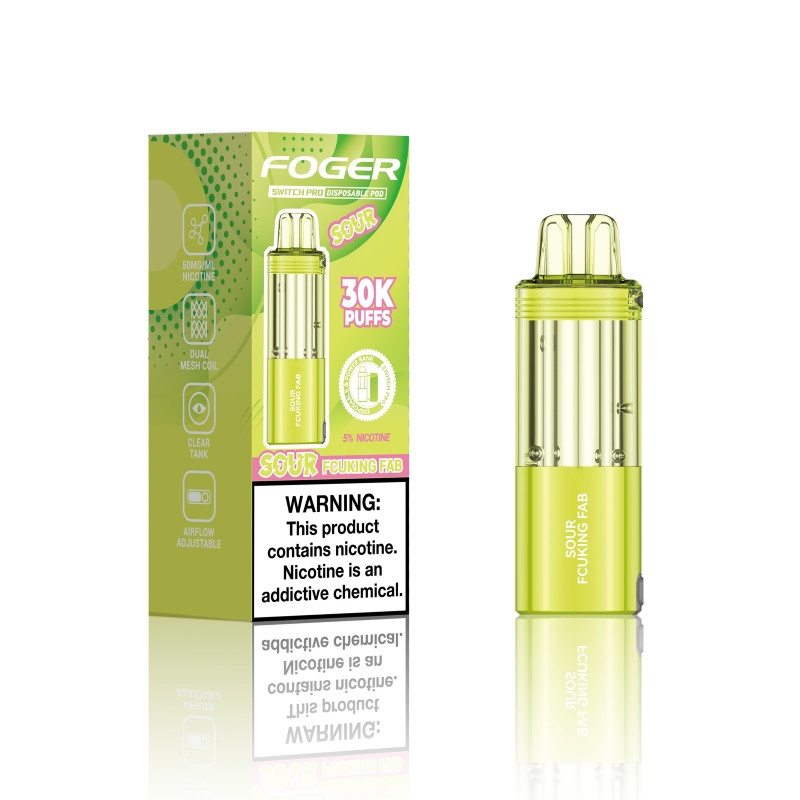 foger switch pro pod price Sour Fcuking Fab 30000 Disposable Closed Pod Flavor:B-Gum Cotton Carnival (Cotton Carnival Edition) Lost Mary Luster Vs