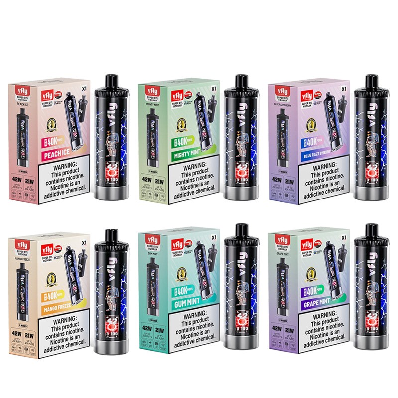 VFLY Super DTL 40K Disposable Vape 18ml 0.6% (40000 Puffs)