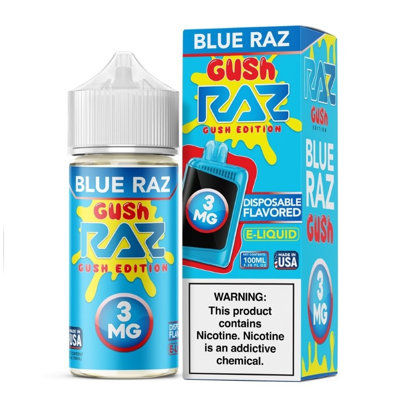 Pod Juice X Raz Gush Edition Blue Raz Gush E-juice 100ml