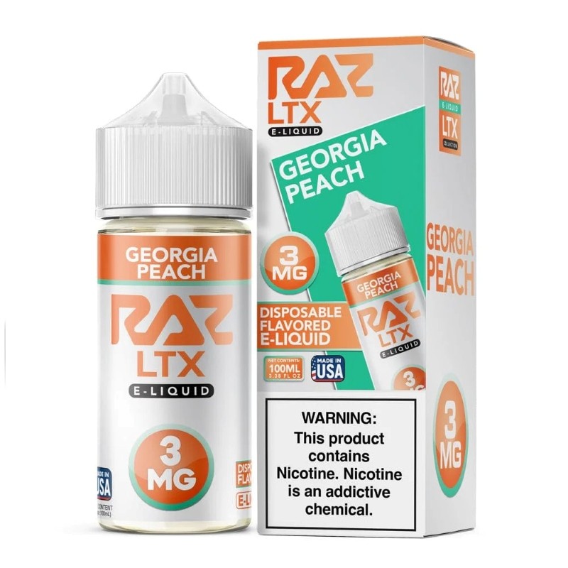 Pod Juice X RAZ LTX Georgia Peach E-juice 100ml