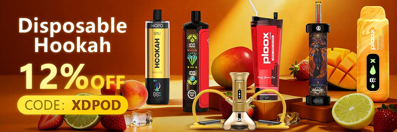 disposable hookah with 12% off at vapesourcing