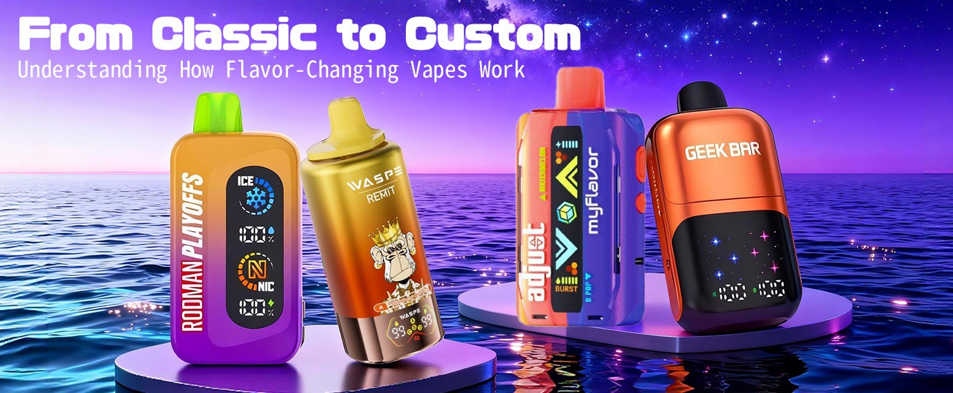 how flavor-changing vapes work