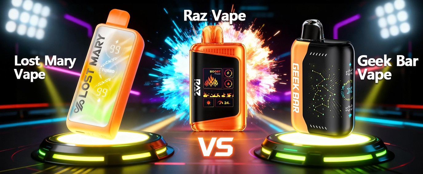 RAZ vs Geek Bar Pulse X vs Lost Mary review