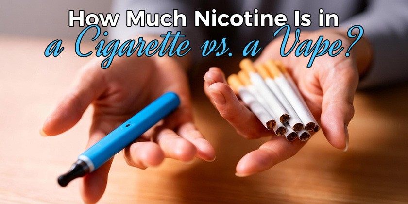 How Much Nicotine Is in a Cigarette vs. a Vape?