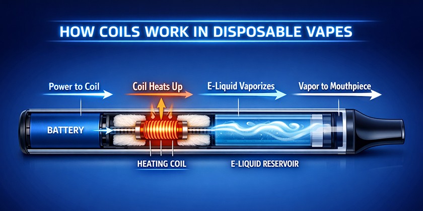How Coils Work in Disposable Vapes