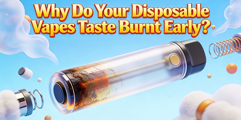 Why Do Your Disposable Vapes Taste Burnt Early? Expert Tips to Save Your Clouds