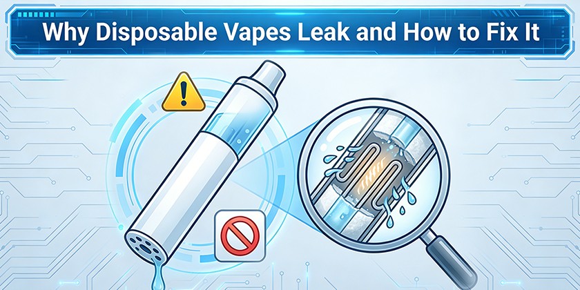 Why Disposable Vapes Leak and How to Fix It? 2026 Troubleshooting Guide