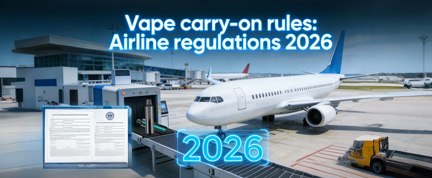 vape carry-on rules: Airline regulations 2026
