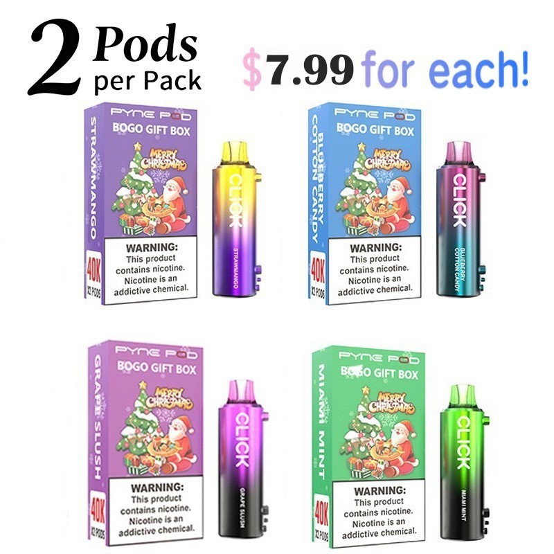 Pyne Pod Click 40K Bogo Disposable Pod 20ml 5%