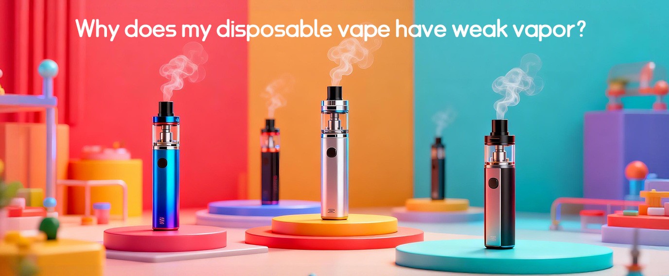 why my disposable have weak vapor
