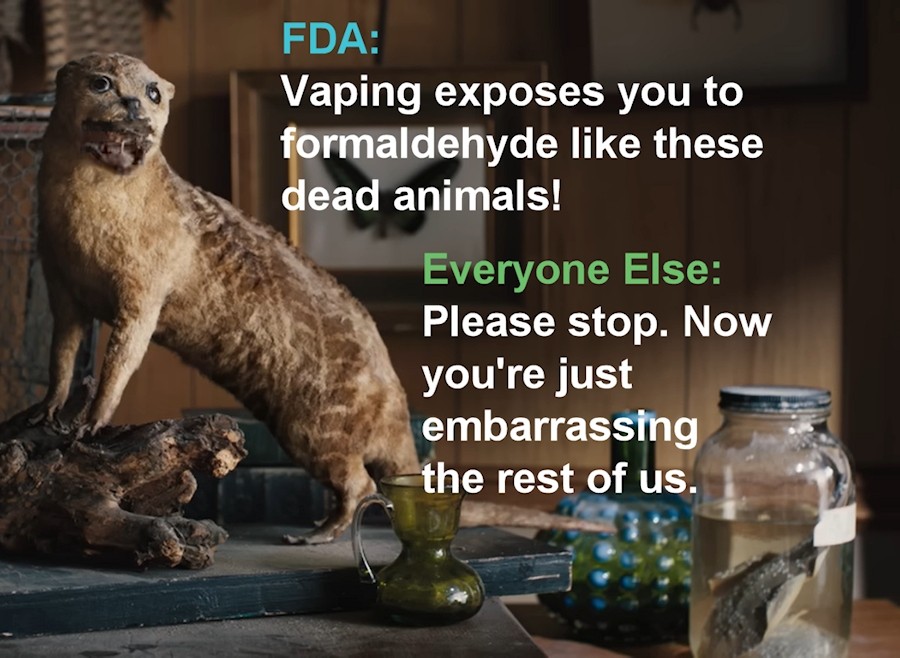 do vapes contain formaldehyde