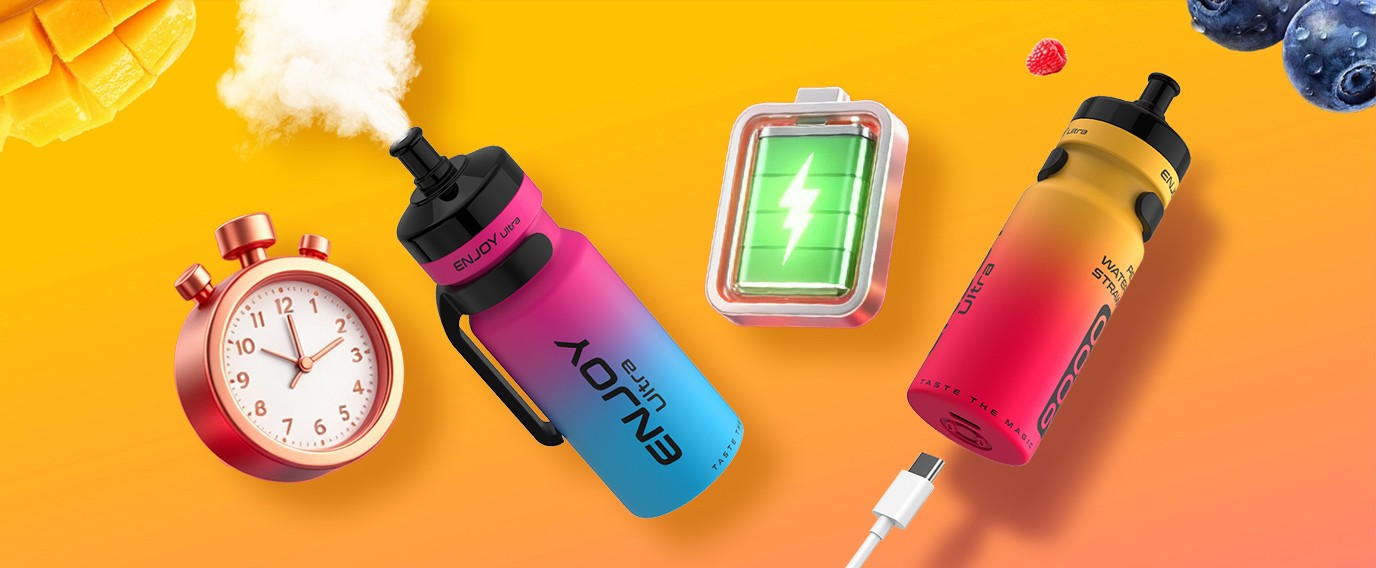 how long do you charge enjoy ultra vapes