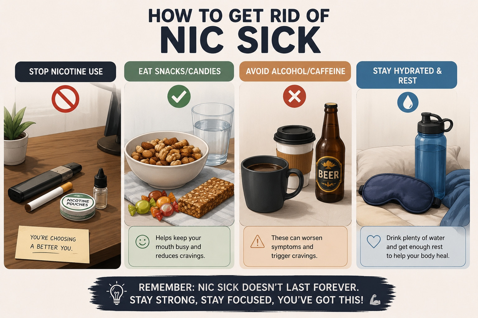 how to get rid of tobacco sickness How to Get Rid of Nic Sick? 3 Things You Must Do!